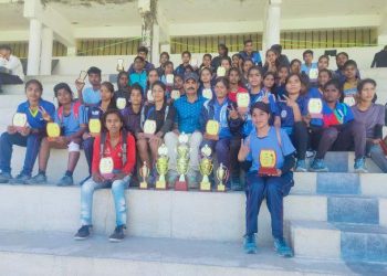 handball competition government girls school students wins championship