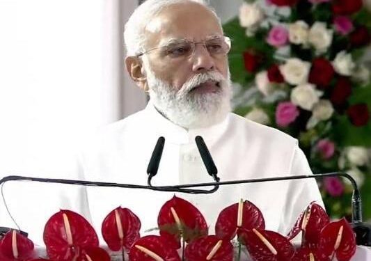 pm modi inaugurates kushinagar international airportpm modi inaugurates kushinagar international airport