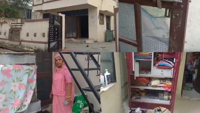 महिला बेटी की शादी के लिये खरीददारी करने गयी, घर से चोरी हो गए जेवर-नकदी