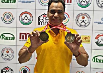 mewar shooting championship 2021 deepak sharma won two gold medal