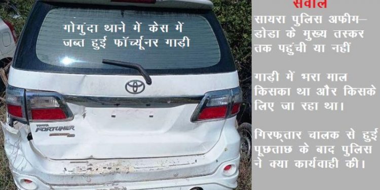 police-person-involved-with-doda-smugglers-in-udaipur-sirohi-rajasthan