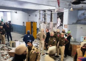 bomb blast in ludhiana court