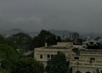 उदयपुर में सुबह से ही शुरू हुआ बारिश का दौर,लेकिन रात का पारा बढ़ा