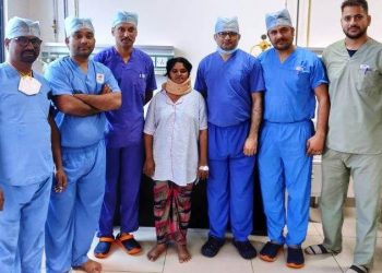 udaipur gbh general hospital doctor operation lady craniovertebral anomalies disease