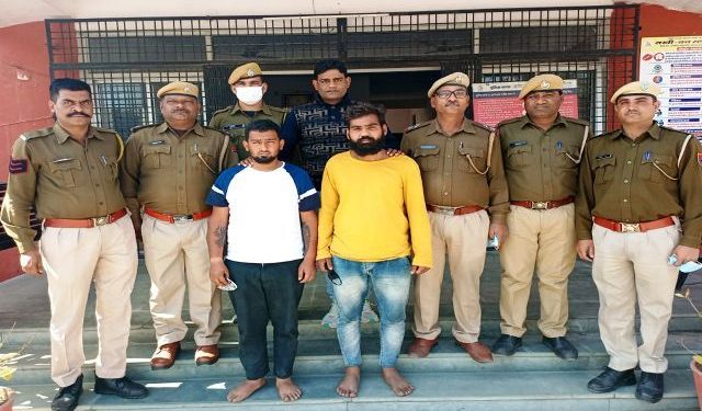2 accused with history sheeter arrest in firing and extortion case