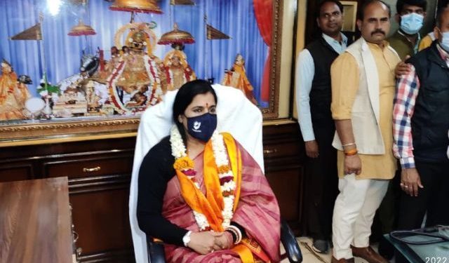 Soumya Gurjar again took over the charge of Mayor of Jaipur Municipal Corporation Greater
