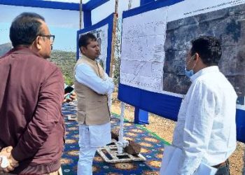 खेड़ा कानपुर पहुंचे वैभव गहलोत : अन्तर्राष्ट्रीय स्तर के क्रिकेट स्टेडियम के आरंभिक काम देखे