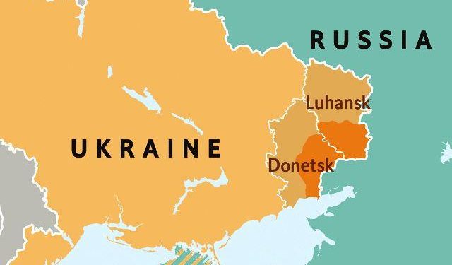 ukraine russia crisis russian troops entered in luhansk and donetsk ukraine
