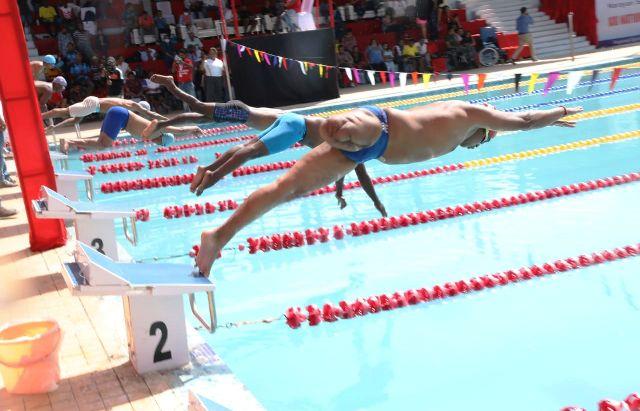 21st national para swimming championship start in udaipur