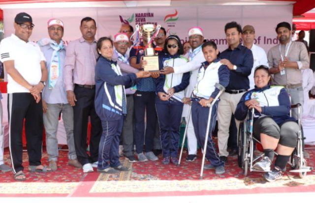 para sports academy will establish in udaipur by narayan seva sansthan 21st national para swimming championship -1