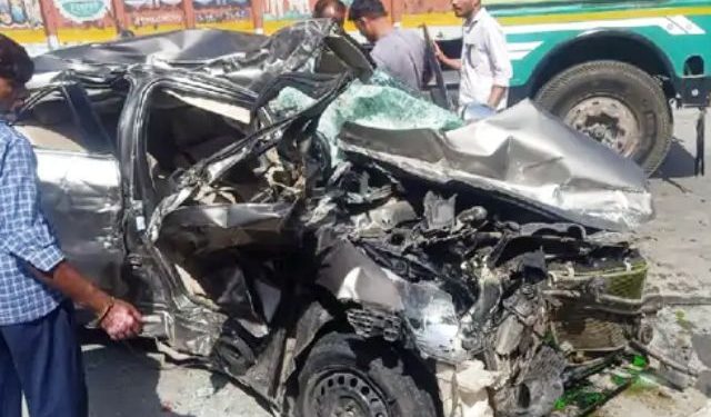 two brother killed in road accident at chittorgarh bhilwara highway nephew of kapasan palika chairman