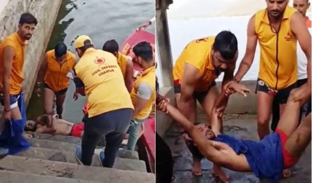 22 year old man drowns in fateh sagar udaipur