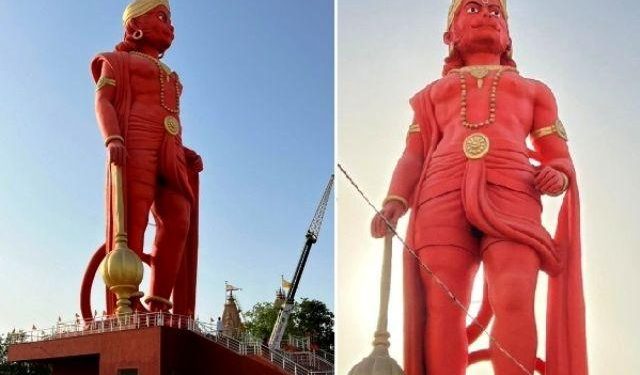 PM Narendra Modi unveiled 108-feet statue of Lord Hanuman in Morbi gujarat