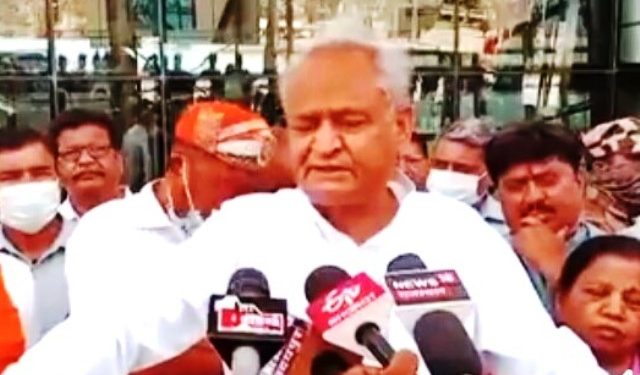 cm ashok gehlot statement for BJP RSS during udaipur visit
