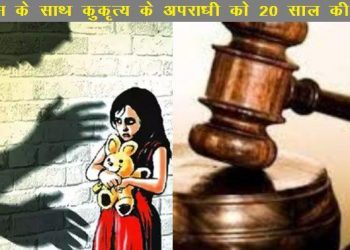 pocso court order to culprit 20 year imprisonment for attempt to rape with 4 year old girl child in udaipur