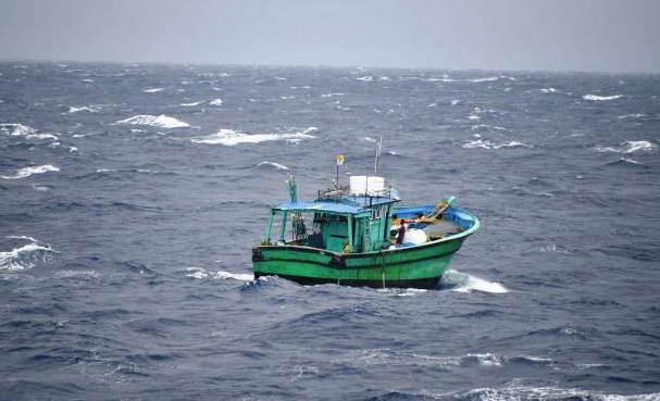 Mid Sea Drug Bust DRI and ICG interdict 218 kg Heroin -1