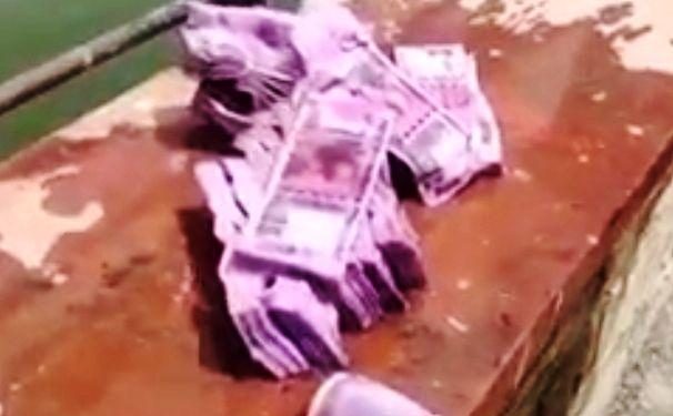 fake currency found in anasagar lake ajmer
