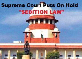 supreme court puts on hold sedition law ipc section 124A