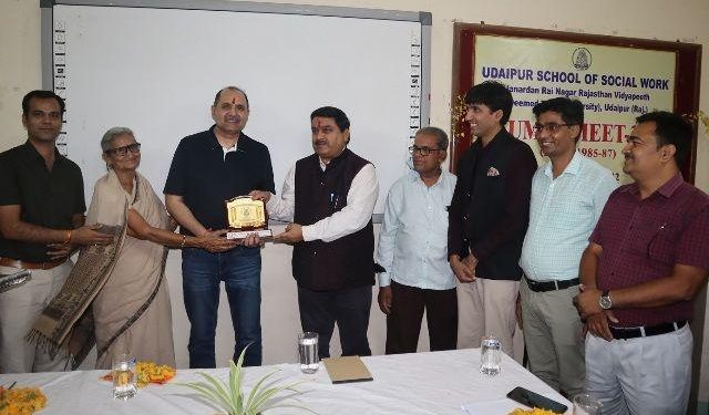 vidyapeeth university udaipur school of social work alumni meet