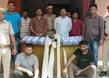 wanted criminal arrested with illegal arms and emission in pratapgarh rajasthan