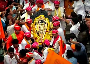 उदयपुर में नगर भ्रमण को निकले जगन्नाथ स्वामी