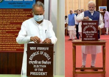 presidential election 2022 pm cm mla and mp cast thier vote