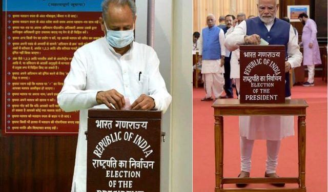 presidential election 2022 pm cm mla and mp cast thier vote