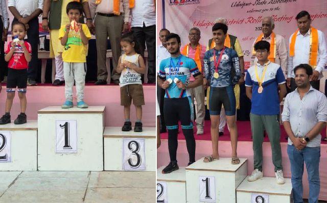 udaipur district level skating competition -1