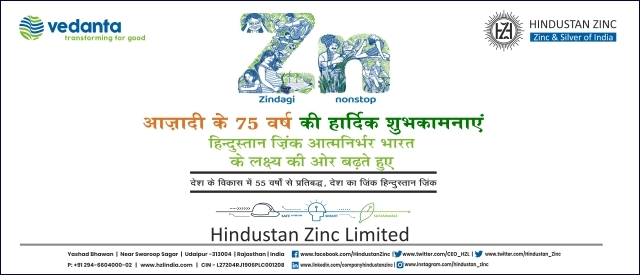 hindustan zink wishes Happy Independence Day 2022