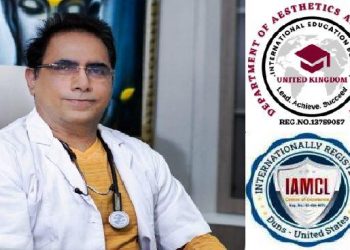 dr arvinder singh clinical cosmetic training institute certified from united kingdom and america