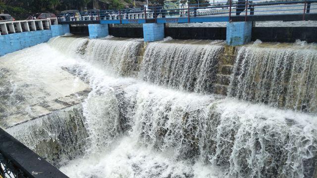 fatehsagar gate opens water overflowing