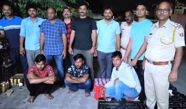 liquor smuggling by luxury cars in udaipur