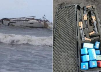 maharashtra raigad on high alert after boat loaded with weapons found at harihareshwar coast -1