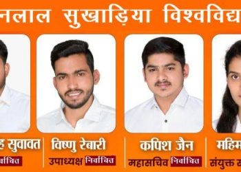 student union election result 2022 MLSU Udaipur