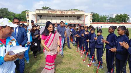 CS usha sharma at GANDHI GROUND udaipur