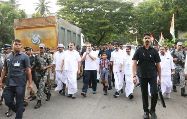 bharat jodo yatra 7th day in kerala rahul gandhi completes 100 km