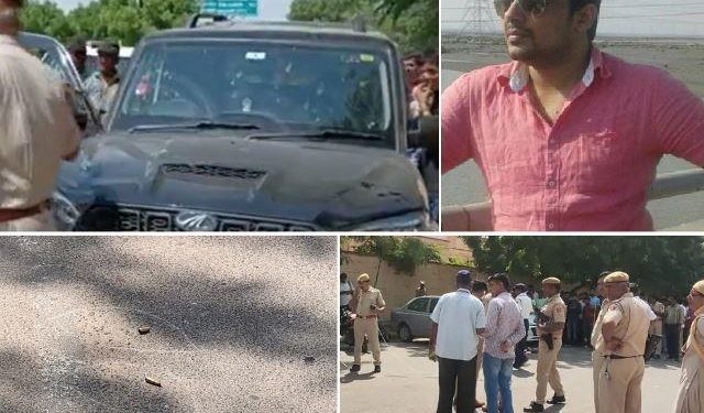 gangster gun shot dead in court campus nagaur district rajasthan