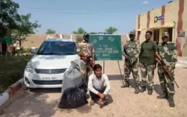 बीएसएफ ने अंतरराष्ट्रीय सीमा के पास 25 किलो डोडा पोस्त पकड़ा