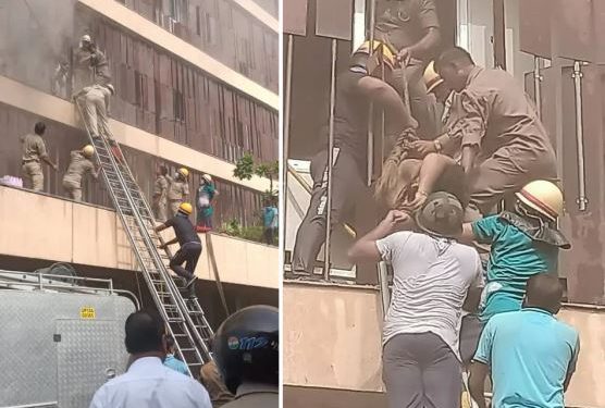 लखनऊ के पॉश इलाके में स्थित होटल में लगी भीषण आग, 4 की मौत