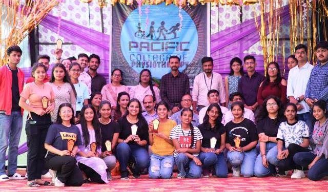Spandan 2022 celebration in pacific college of physiotherapy PMCH