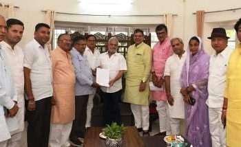 bjp mla met cp joshi