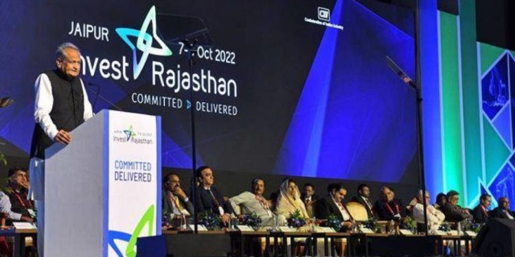 invest rajasthan summit 2022 adani group invests 60000 cr in rajasthan cm ashok gehlot said mou of 11 lakh crore cost project signed