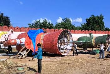 vijay dashmi at gandhi ground udaipur