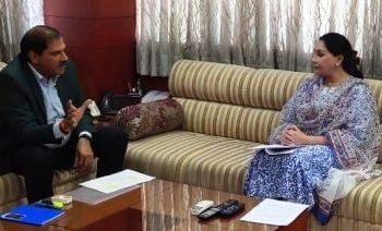 MP diya kumari met Railway General Manager