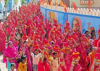 kalash yatra in pasoond rajsamand