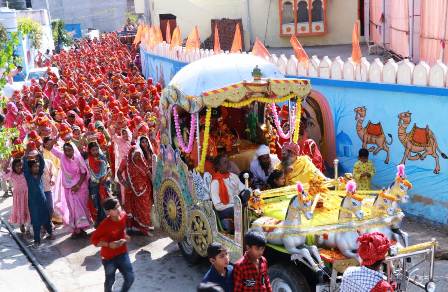 kalash yatra in pasoond rajsamand