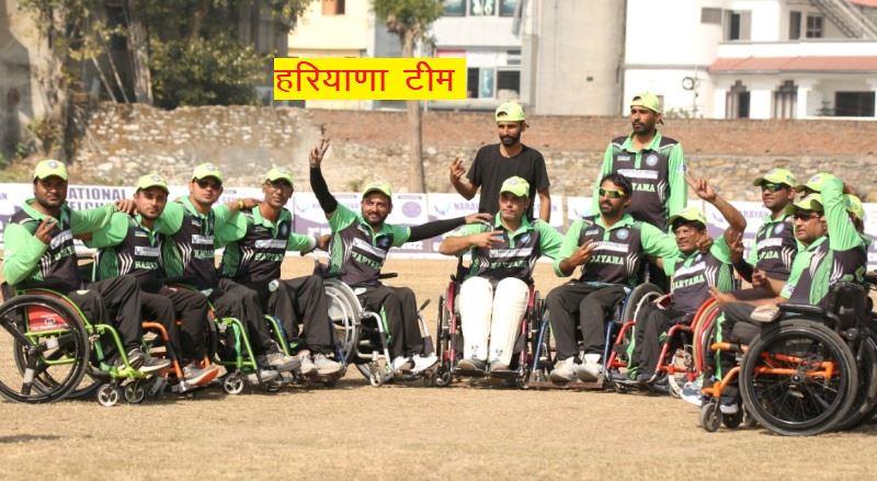 3rd national wheelchair cricket championship 2022 uttar pradesh and haryana teams reached in final match by narayan seva sansthan udaipur -1