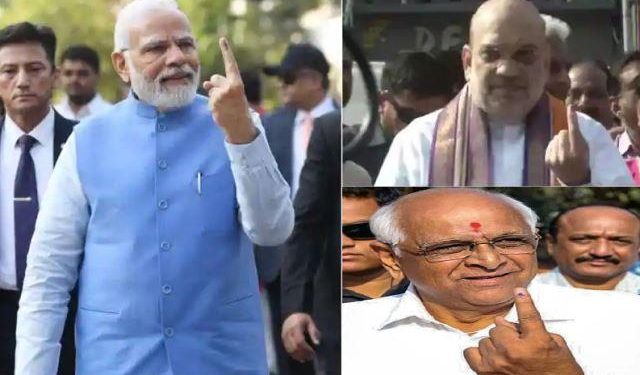 gujarat assembly election 2022 polling compelet result on 8 december