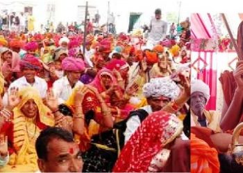 tulsi vivah in menpuriya village rajsamand
