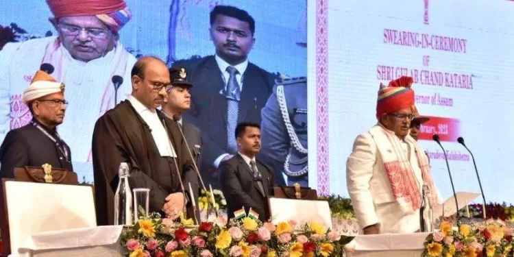 गुलाबचंद कटारिया ने असम के राज्यपाल का पद संभाला